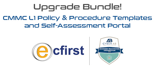 Upgrade Bundle! CMMC Policy & Procedure Templates and Self-Assessment Portal