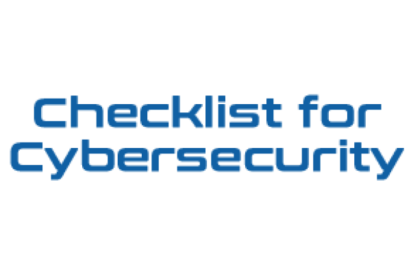 Checklist for Cybersecurity