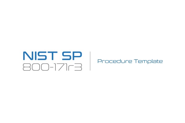 NIST SP 800-171r3 Procedure Template